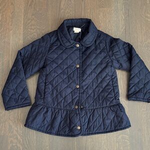 Crew cut quilted puff jacket size 4/5 EUC